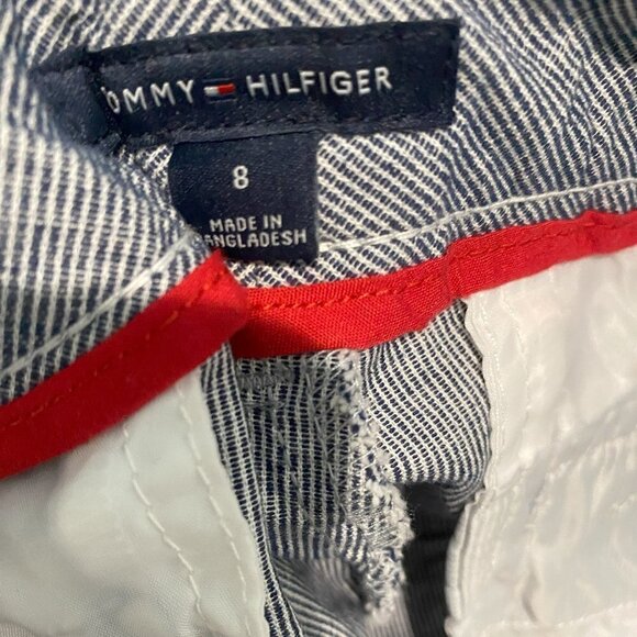 Tommy Hilfiger Navy and White Striped Capris Pants - Size 8 - Picture 6 of 8